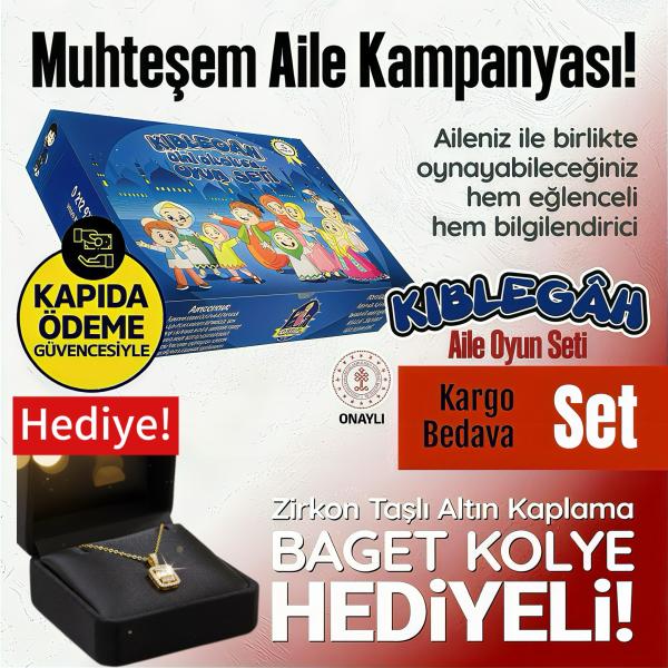 Kıblegâh Temel Dini Bilgiler Aile Oyunu HEDİYELİ!!!