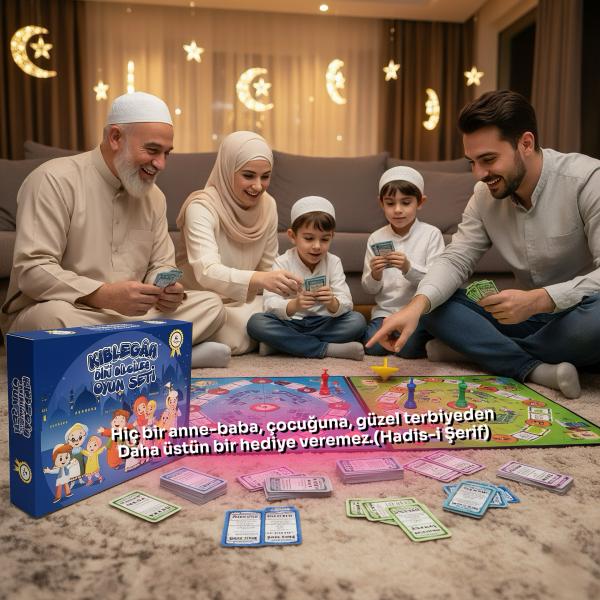 Kıblegâh Temel Dini Bilgiler Aile Oyunu HEDİYELİ!!!